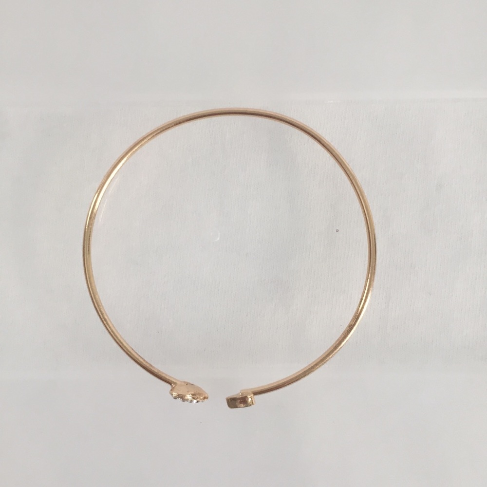 Open Hearts Bangle Bracelet - Picture 2 of 5